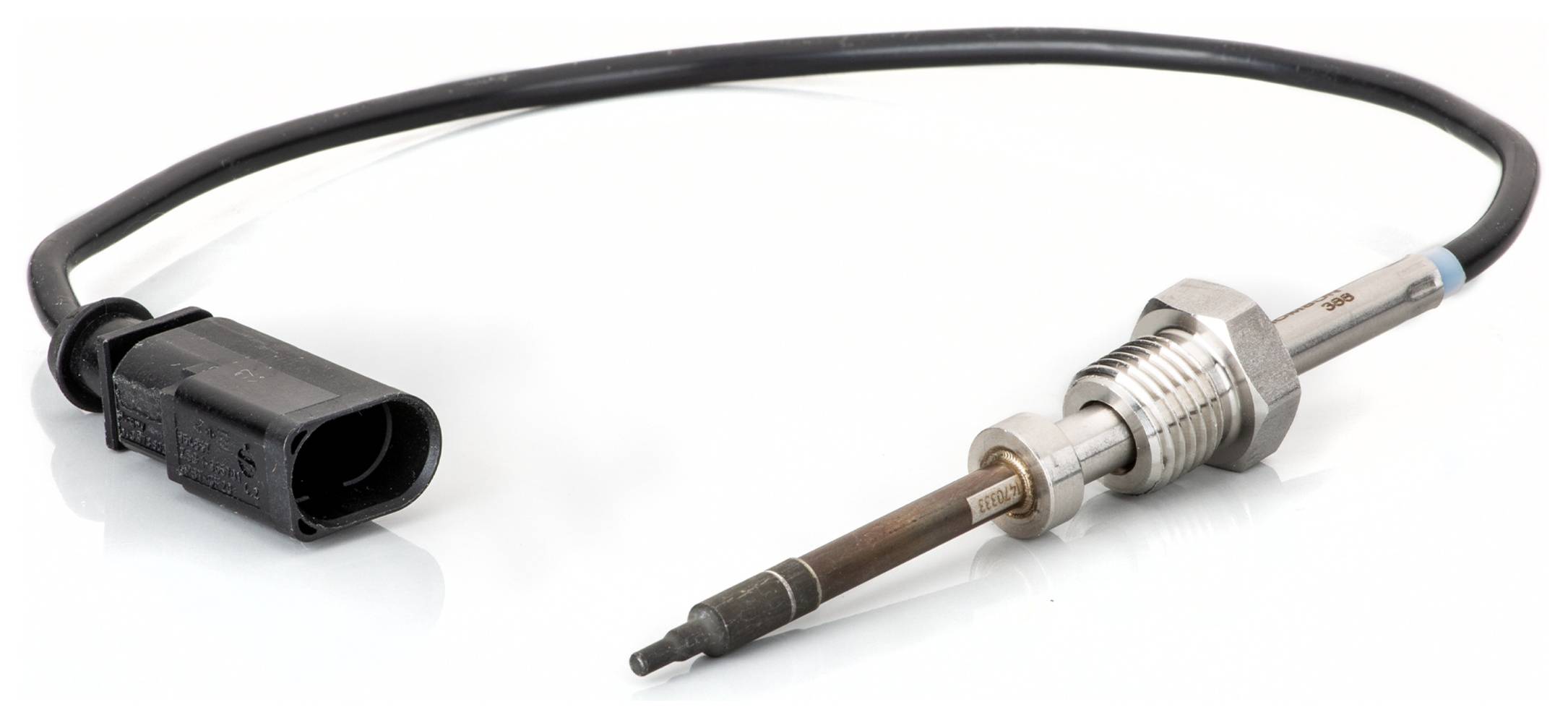 HELLA 6PT 014 494-481 Sensor, Abgastemperatur - 2-polig - geschraubt - Kabel: 312mm
