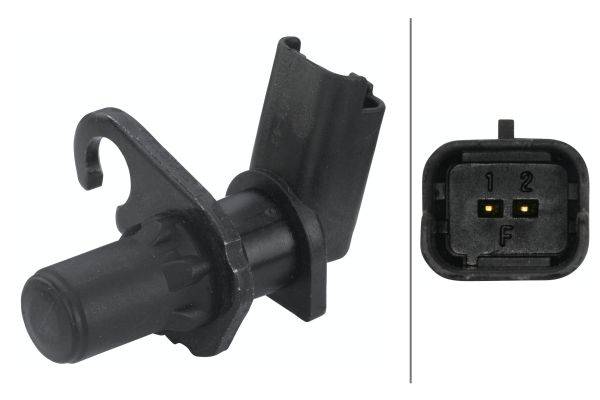 HELLA 6PU 009 163-431 Impulsgeber, Kurbelwelle - 12V - 2-polig - schwungscheibenseitig - ohne Kabel