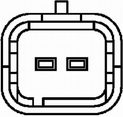 HELLA 6PU 009 163-431 Impulsgeber, Kurbelwelle - 12V - 2-polig - schwungscheibenseitig - ohne Kabel