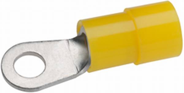 HELLA 8KW 178 042-202 Leitungsverbinder - gelb - von: 4.0mm² - bis: 6.0mm² - Ringverbinder - M4 - Bo