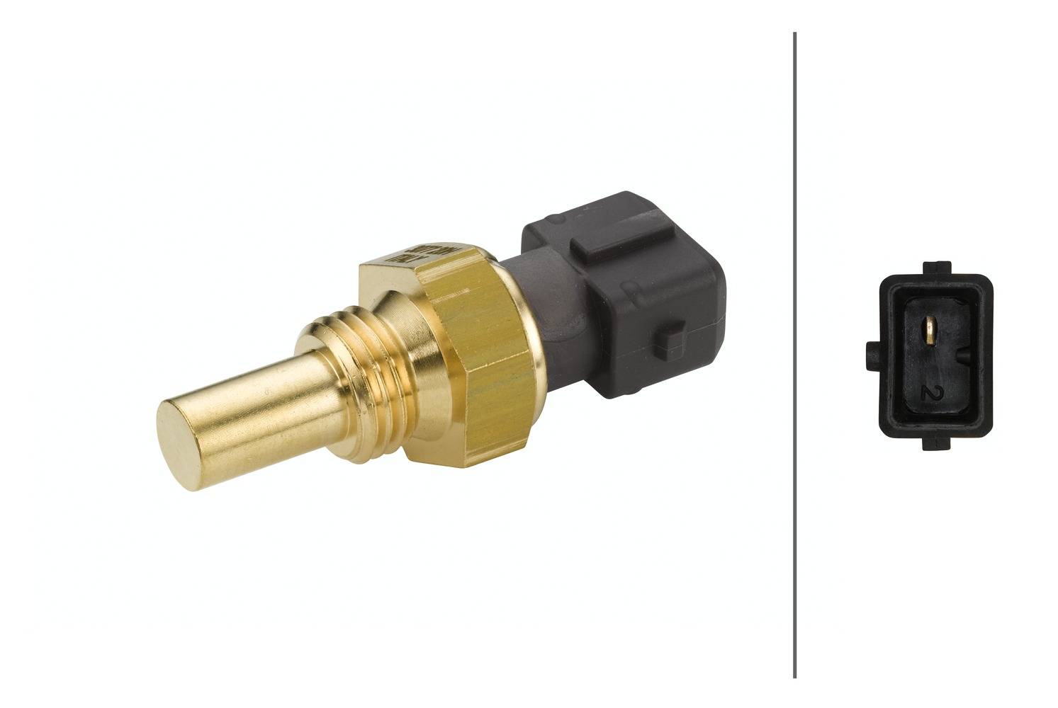 HELLA 6PT 009 107-211 Sensor, Kühlmitteltemperatur - 12V - 1-polig - geschraubt