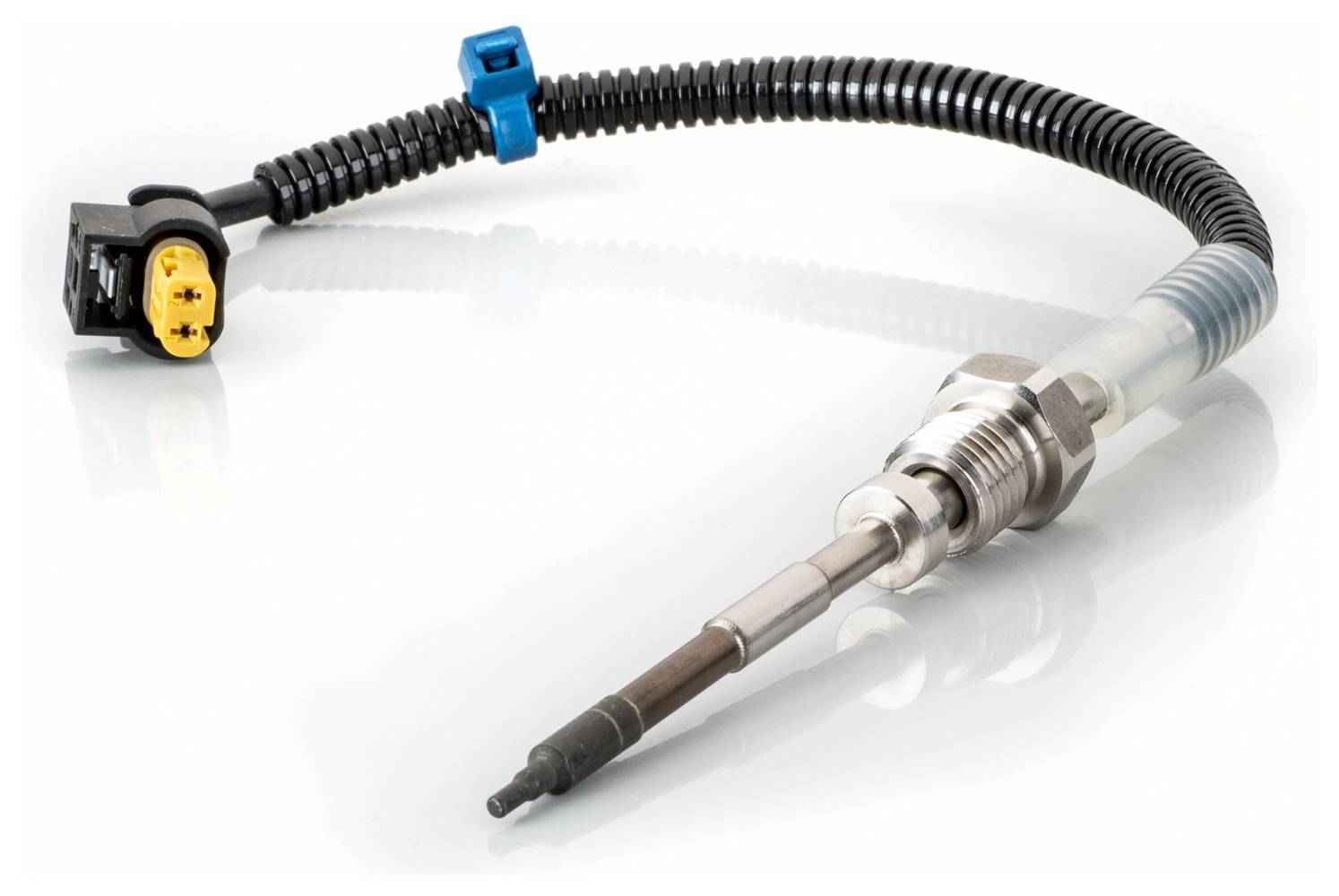 HELLA 6PT 014 495-041 Sensor, Abgastemperatur - 2-polig - geschraubt - Kabel: 212mm