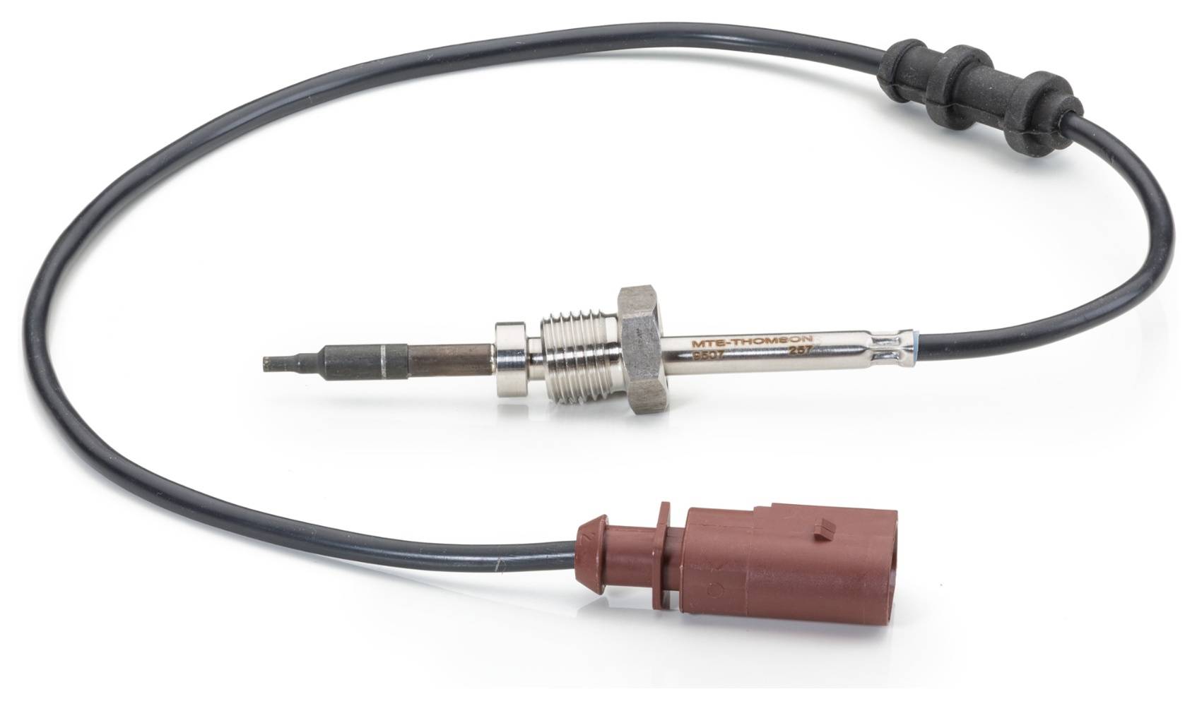 HELLA 6PT 014 494-061 Sensor, Abgastemperatur - 2-polig - geschraubt - Kabel: 500mm