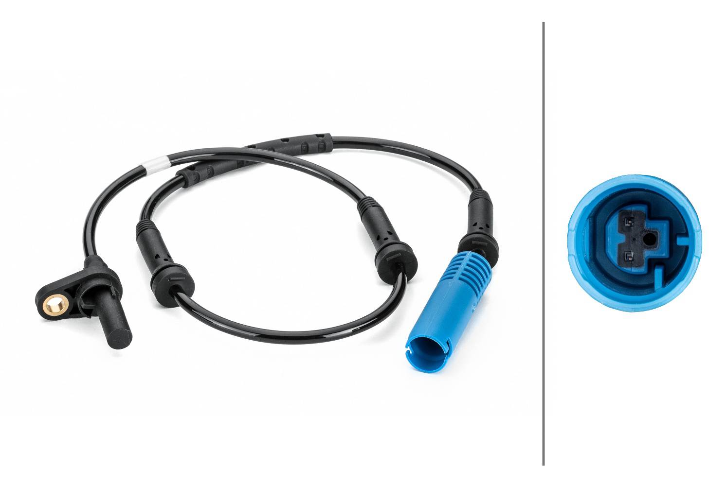 HELLA 6PU 012 806-421 Sensor, Raddrehzahl - 2-polig - Vorderachse beidseitig - Gesamtlänge780mm