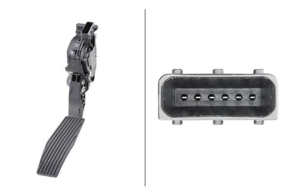 HELLA 6PV 009 765-711 Sensor, Fahrpedalstellung - für Linkslenker - Schaltgetriebe