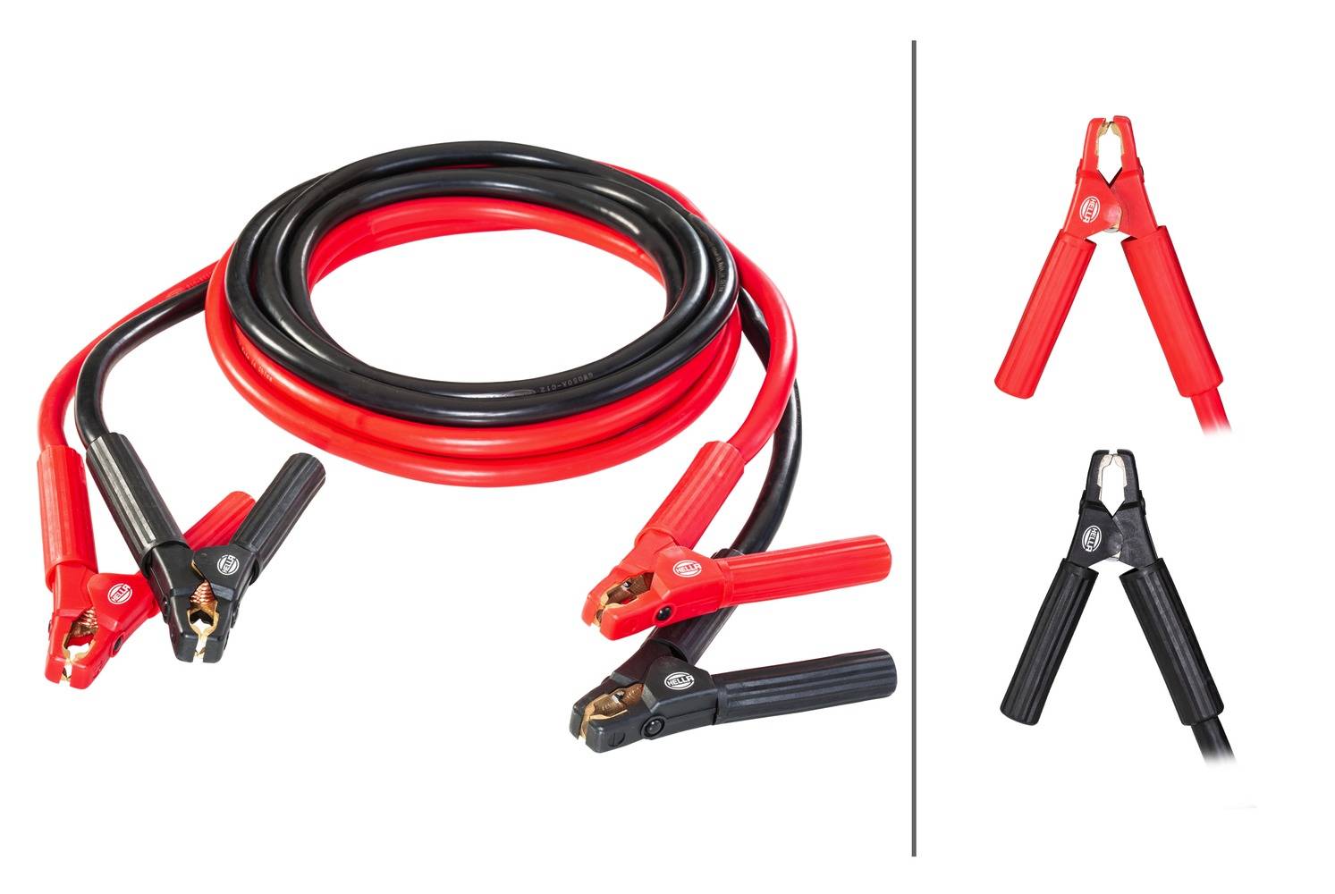 HELLA 8KS 236 693-001 Starthilfekabel - 12/24V - 750A - Kabel: 5m - ohne Überspannungsschutz