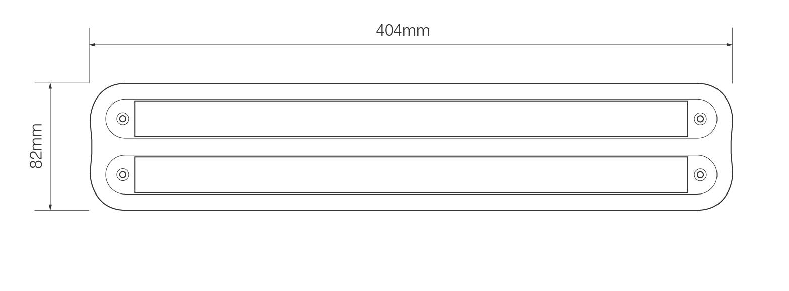 Aufbaurahmen, Doppelrahmen, schwarz, für Serie 380