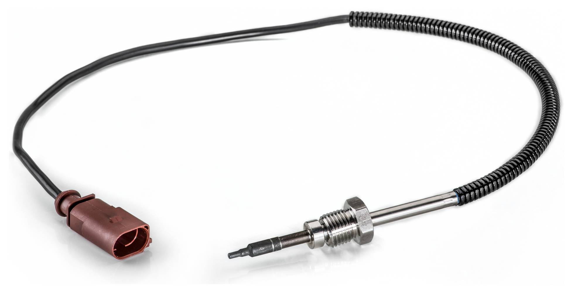 HELLA 6PT 014 494-421 Sensor, Abgastemperatur - 2-polig - geschraubt - Kabel: 530mm