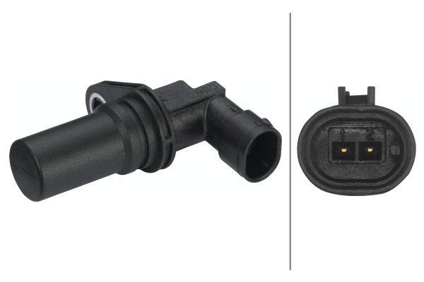 HELLA 6PU 009 163-401 Impulsgeber, Kurbelwelle - 12V - 2-polig - schwungscheibenseitig