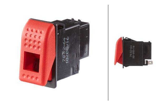 HELLA 6HH 007 832-641 Warnblinkschalter - 24V - Ausstattungsvar.: I-0 - Anschlussanzahl: 7 - Einbau