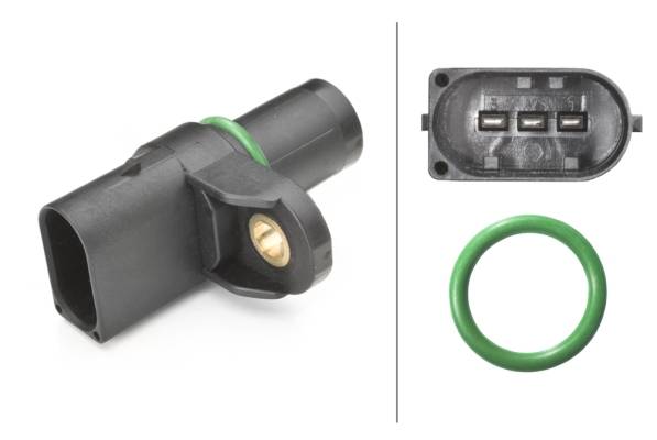 HELLA 6PU 009 121-701 Sensor, Nockenwellenposition - 12V - mit Dichtung - ohne Kabel