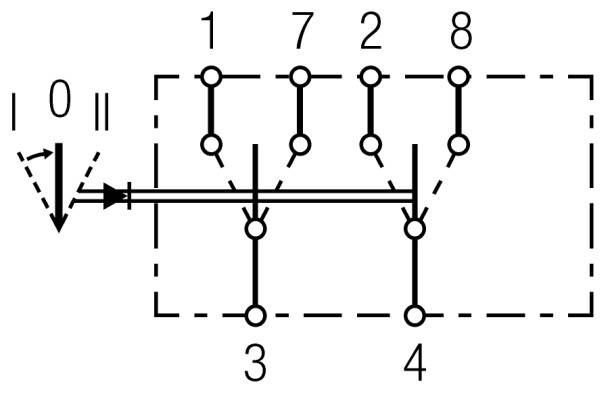 HELLA 6FH 004 570-541 Schalter - Kippbetätigung/Tastbetätigung - Ausstattungsvar.: I->0-II - Anschlu