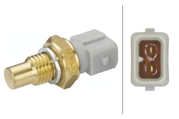 HELLA 6PT 009 309-301 Sensor, Kühlmitteltemperatur - 12V - geschraubt