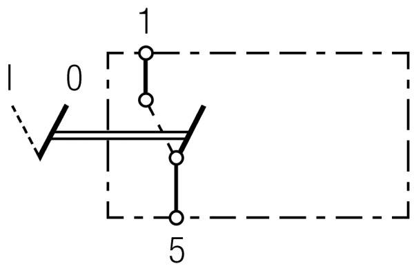 HELLA 6EH 007 832-001 Schalter - S22 - Kippbetätigung - Ausstattungsvar.: I-0 - Anschlussanzahl: 2 -