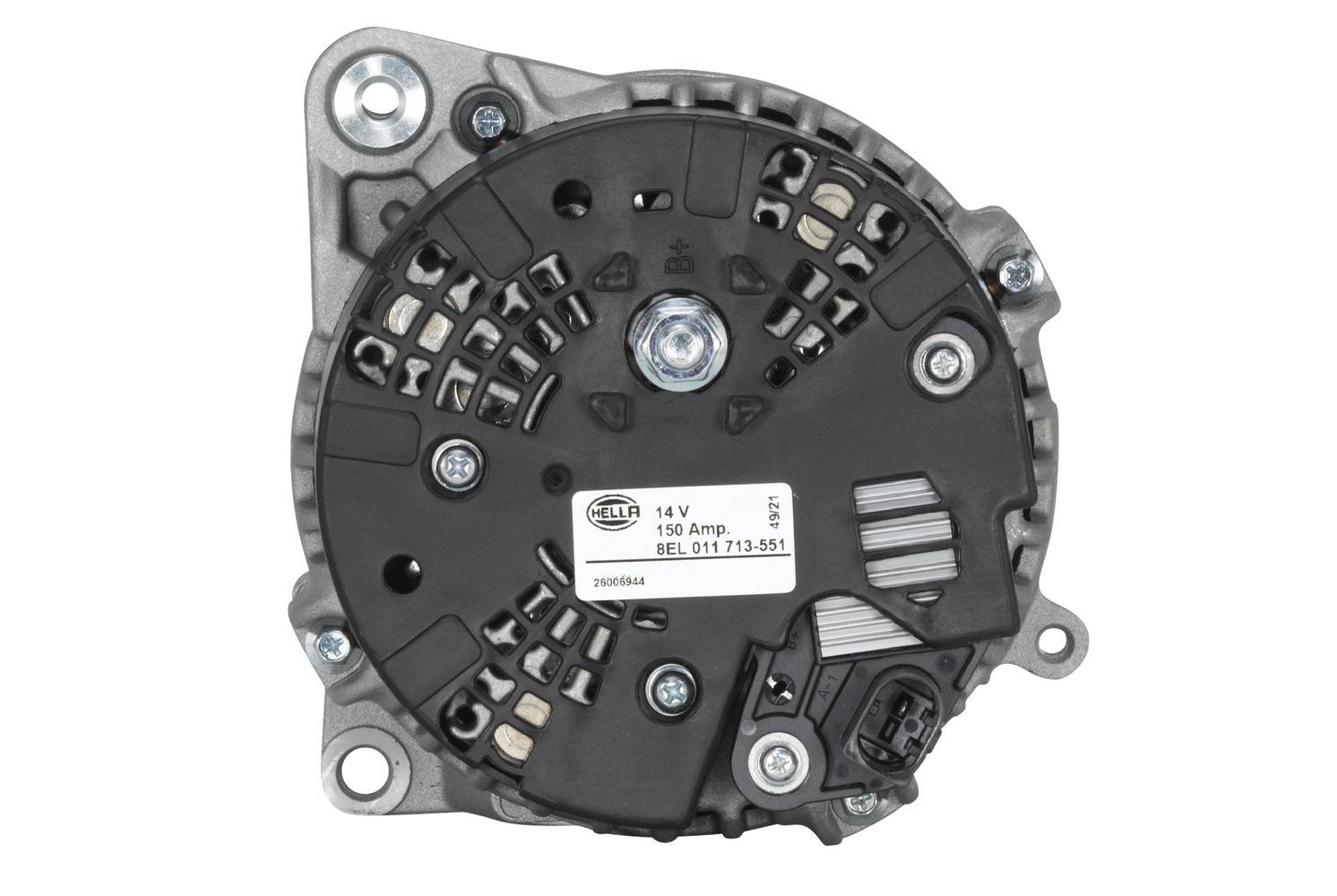 HELLA 8EL 011 713-551 Generator - 14V - 150A - für u.a. MB A-Class (W176)