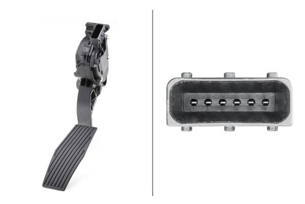 HELLA 6PV 009 765-701 Sensor, Fahrpedalstellung - für Linkslenker - Schaltgetriebe