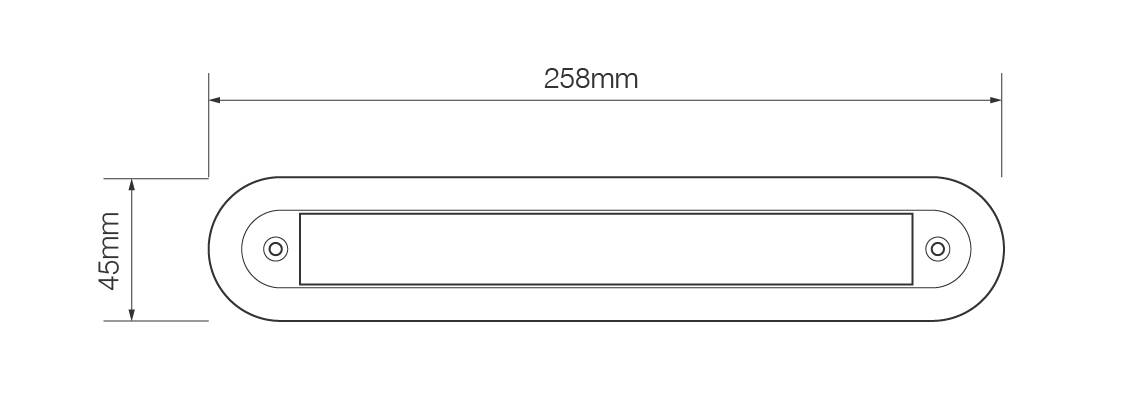 Aufbaurahmen, Einzelrahmen, verchromt, für Serie 235