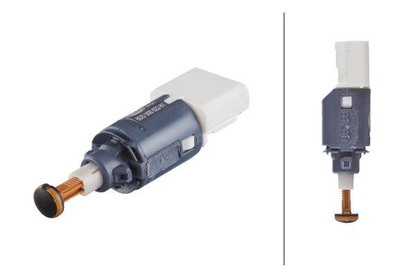 HELLA 6DD 008 622-811 Bremslichtschalter - 12V - Anschlussanzahl: 4 - Bajonett - Wechselschalter - e