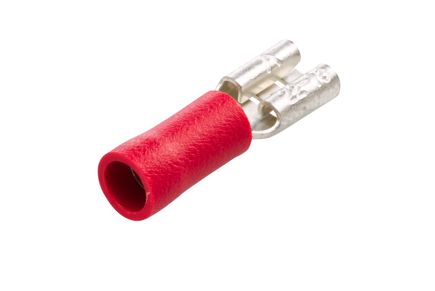 HELLA 8KW 705 392-003 Leitungsverbinder - rot - von: 0.5mm² - bis: 1.0mm² - Flachsteckhülse - 4,8 x