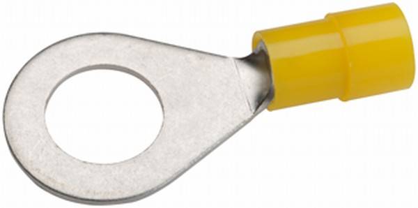 HELLA 8KW 178 042-242 Leitungsverbinder - gelb - von: 4.0mm² - bis: 6.0mm² - Ringverbinder - M10 - B