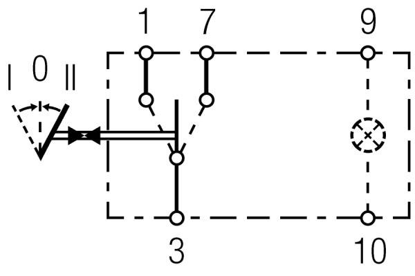 HELLA 6GM 007 832-241 Schalter - Wippbetätigung - Ausstattungsvar.: I->0