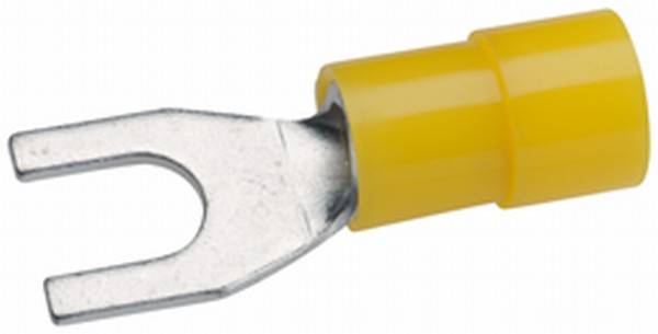 HELLA 8KW 178 045-202 Leitungsverbinder - gelb - von: 4.0mm² - bis: 6.0mm² - Gabelverbinder - M5 - B