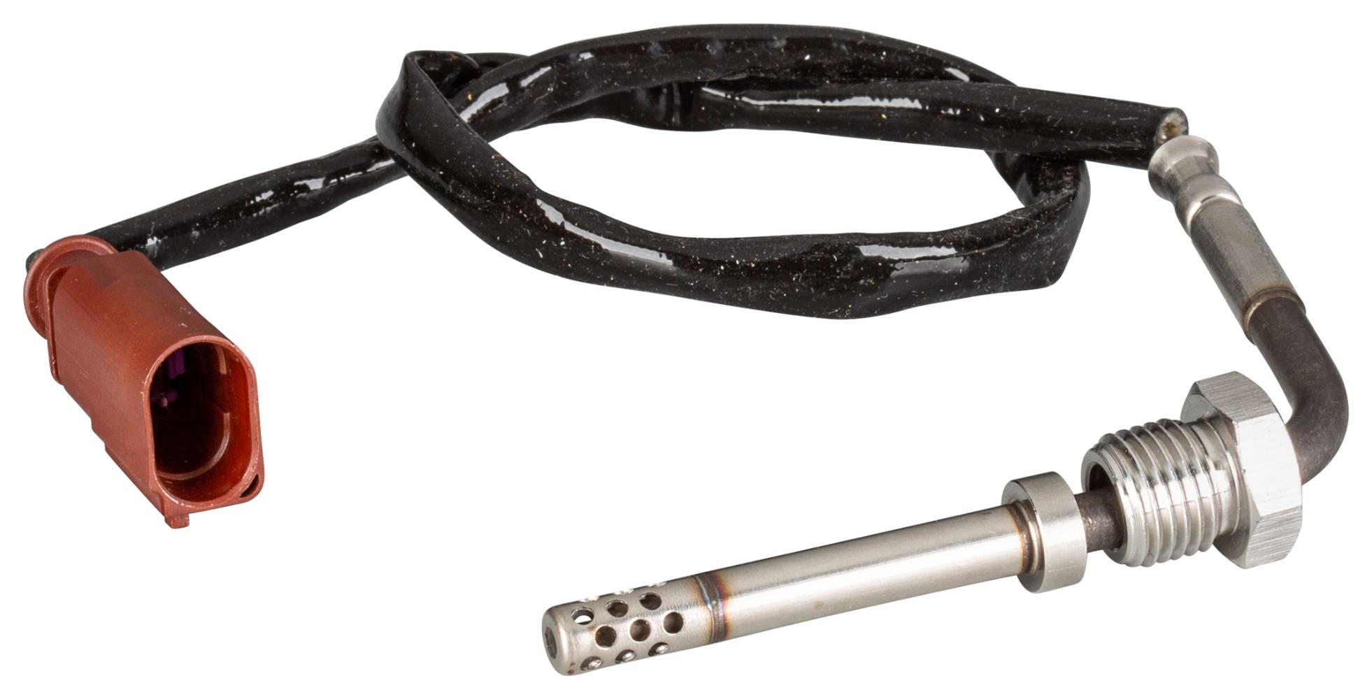 HELLA 6PT 010 376-171 Sensor, Abgastemperatur - 2-polig - geschraubt - Kabel: 695mm