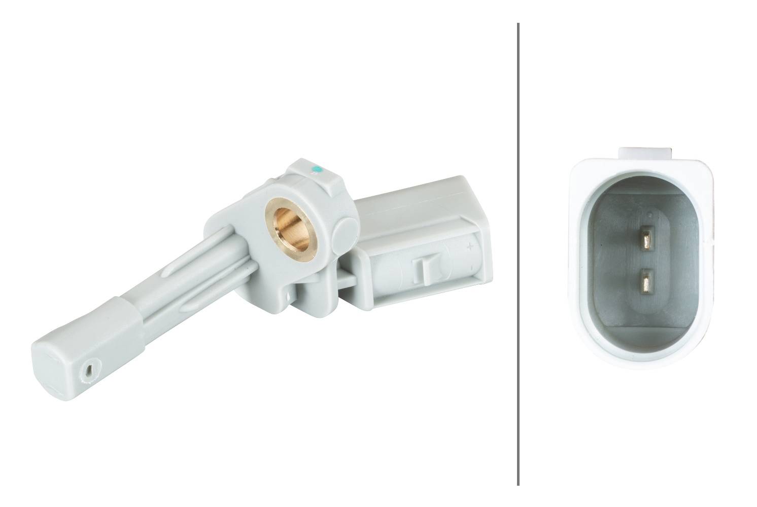 HELLA 6PU 012 806-611 Sensor, Raddrehzahl - 2-polig - Hinterachse rechts - Gesamtlänge77mm