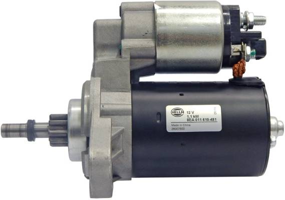 HELLA 8EA 011 610-481 Starter - 12V - 1.1kW - für u.a. VW Golf III (1H1)