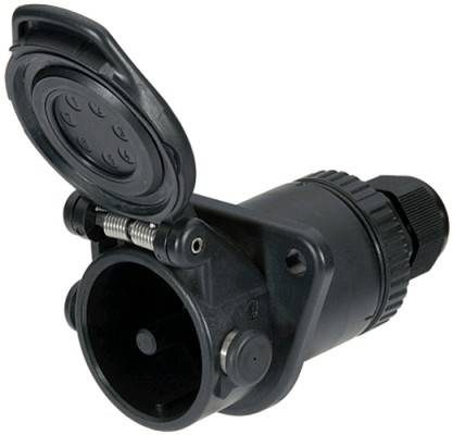 HELLA 8JB 011 895-001 Steckdose - 12V - 7-polig - DIN/ISO: 7638-2