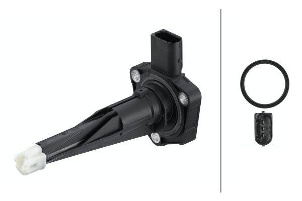 HELLA 6PR 013 680-201 Sensor, Motorölstand - 3-polig - mit Dichtung