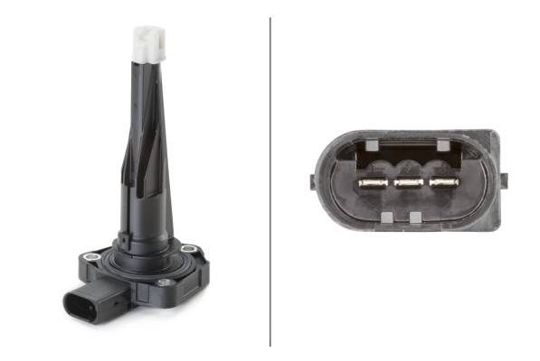 HELLA 6PR 013 680-141 Sensor, Motorölstand - 3-polig - mit Dichtung