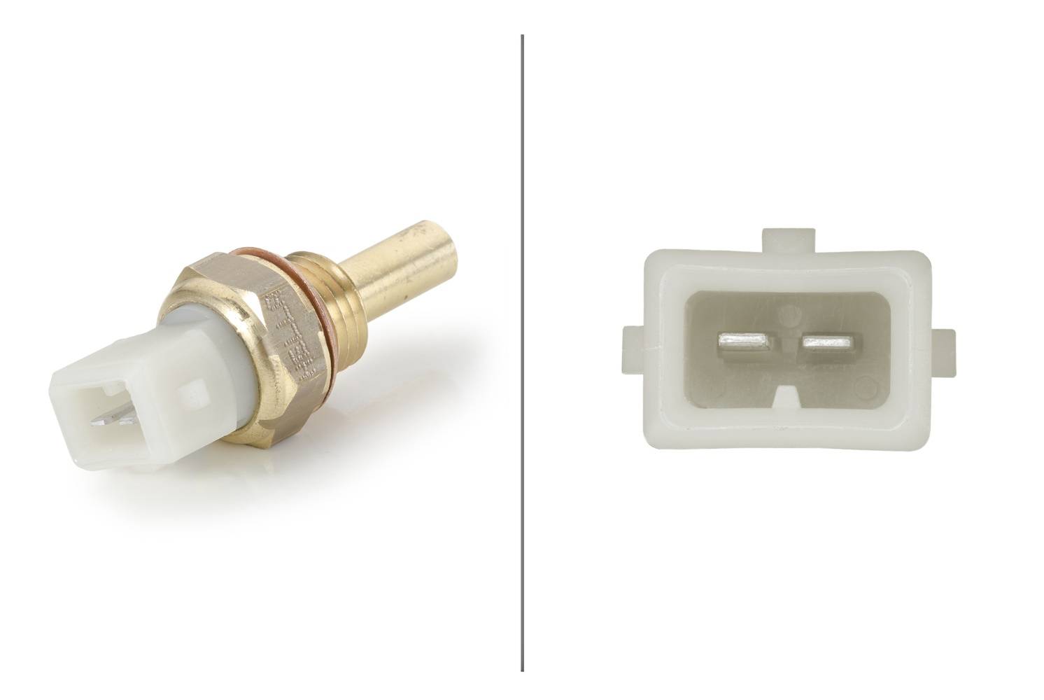 HELLA 6PT 009 107-351 Sensor, Kühlmitteltemperatur - 12V - geschraubt - mit Dichtung