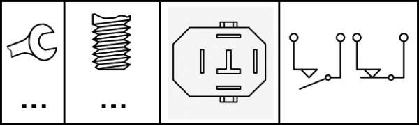HELLA 6DD 008 622-761 Bremslichtschalter - 12V - Anschlussanzahl: 4 - geclipst - Wechselschalter - e