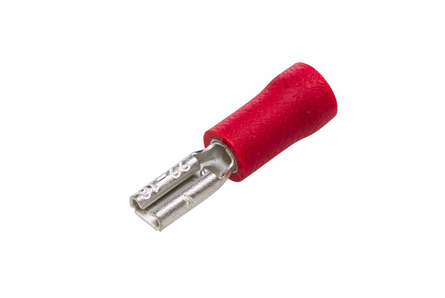 HELLA 8KW 705 393-003 Leitungsverbinder - rot - von: 0.5mm² - bis: 1.0mm² - Flachsteckhülse - 2,8 x