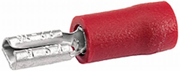 HELLA 8KW 705 393-003 Leitungsverbinder - rot - von: 0.5mm² - bis: 1.0mm² - Flachsteckhülse - 2,8 x