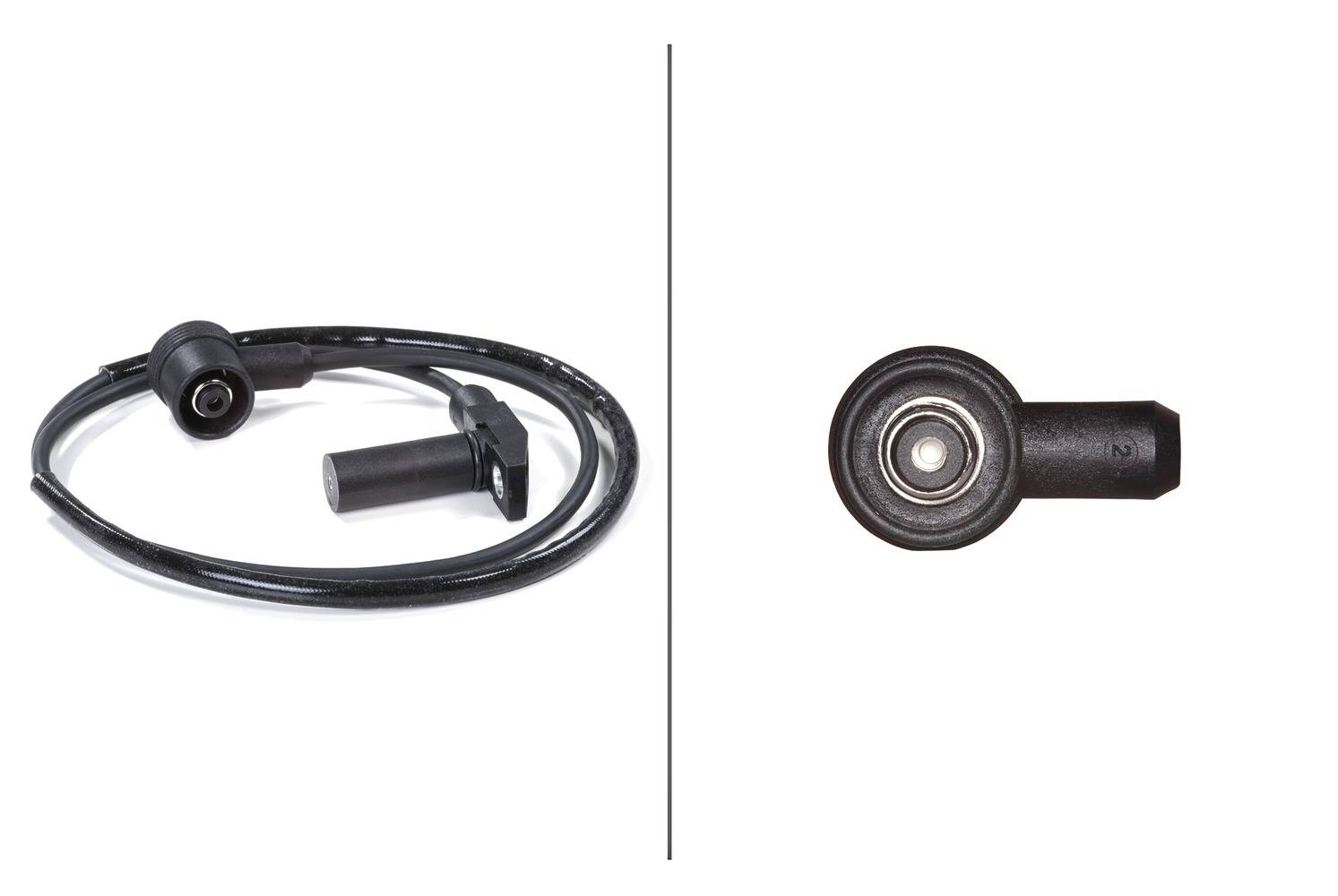 HELLA 6PU 009 110-451 Impulsgeber, Kurbelwelle - 12V - 2-polig - schwungscheibenseitig - Kabel: 920m