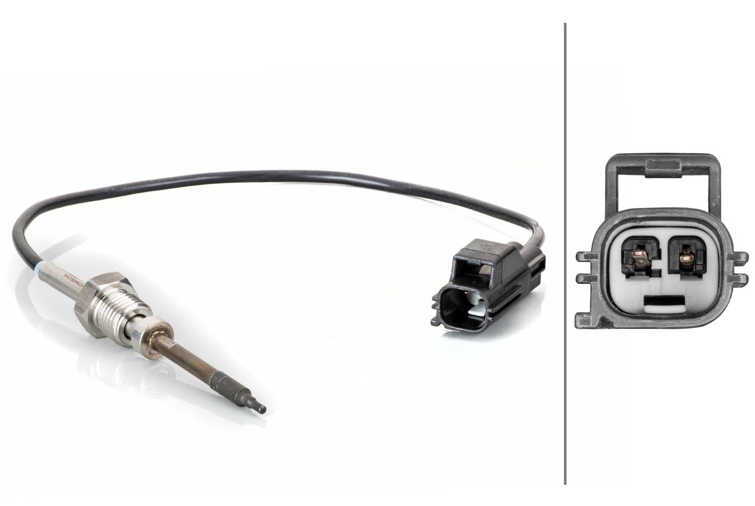 HELLA 6PT 014 495-011 Sensor, Abgastemperatur - 2-polig - geschraubt - Kabel: 320mm