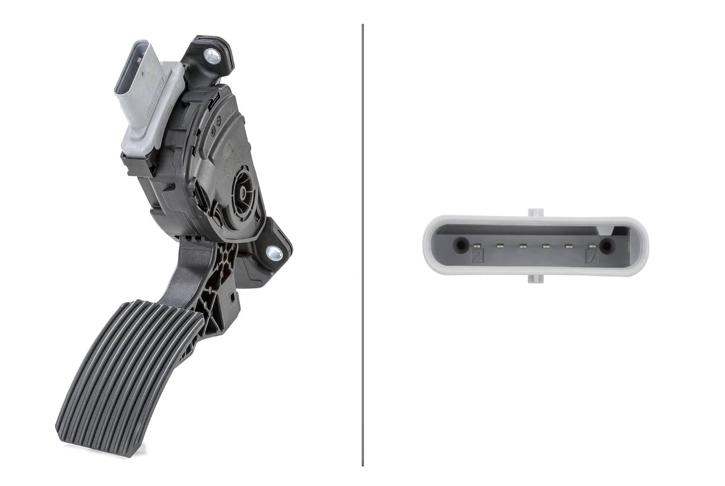 HELLA 6PV 009 371-701 Sensor, Fahrpedalstellung - für Linkslenker - Overdrive