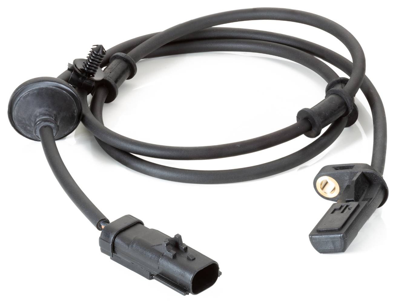 HELLA 6PU 230 040-811 Sensor, Raddrehzahl - 2-polig - hinten - Kabel: 1280mm - mit Halter