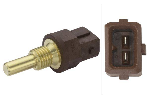 HELLA 6PT 009 309-511 Sensor, Öltemperatur - 12V - geschraubt