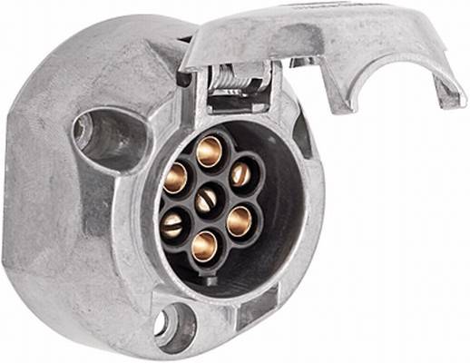 HELLA 8JB 001 941-002 Steckdose - 7-polig - Zinnbronze - Metallgehäuse - DIN/ISO: 1724 - Menge: 25