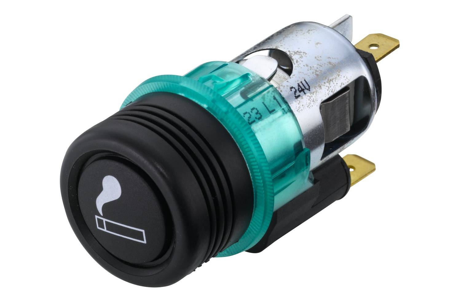 HELLA 8EZ 008 021-011 Zigarettenanzünder - 24V - Einbau - Stecker: Flachstecker