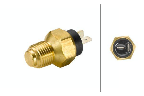 HELLA 6PT 009 309-531 Sensor, Öltemperatur - 12V - geschraubt
