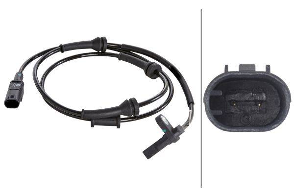 HELLA 6PU 012 039-631 Sensor, Raddrehzahl - 12V - Kabel: 1080mm