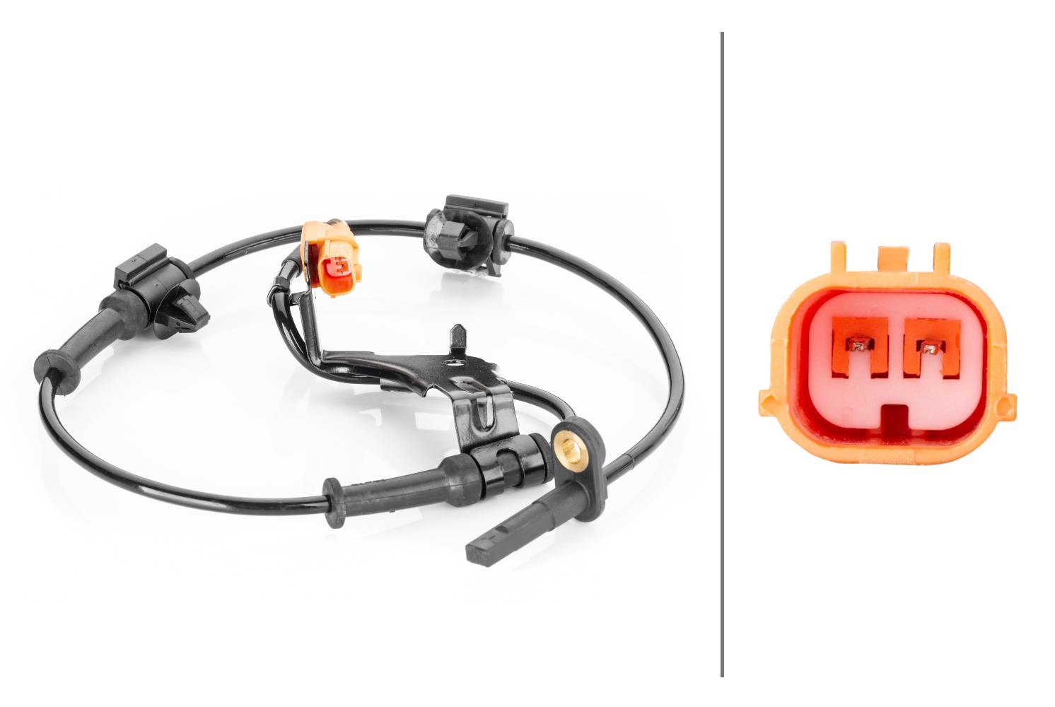 HELLA 6PU 230 040-211 Sensor, Raddrehzahl - 2-polig - Vorderachse - mit Halter