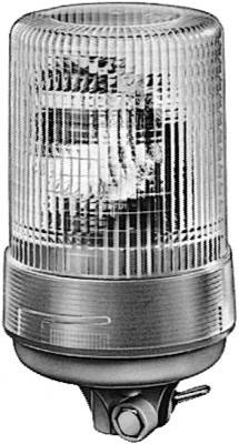 HELLA 2RL 004 957-111 Halogen-Rundumkennleuchte - KL 700 - 24V - gelb - rund - Rohrstutzen - gelb