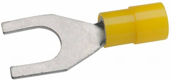 HELLA 8KW 178 045-222 Leitungsverbinder - gelb - von: 4.0mm² - bis: 6.0mm² - Gabelverbinder - M8 - B