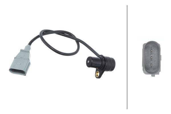 HELLA 6PU 009 146-331 Impulsgeber, Kurbelwelle - 12V - 3-polig - Kabel: 450mm