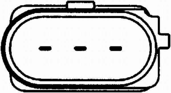 HELLA 6PU 009 146-331 Impulsgeber, Kurbelwelle - 12V - 3-polig - Kabel: 450mm
